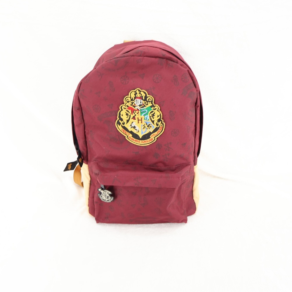 Harry Potter Hogwarts Crest Backpack Maroon Gold Wizarding World Bag Paladone